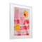 Stupell Industries Pink Lemonade on Tablecloth Framed Print Under Glass, design by Walker Noble